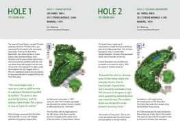 Tpc Deere Run 2012 Stroke Average: 3.862 Tpc Deere Run 2012 Stroke Average: 4.395 Ranking: 14Th Ranking: 18Th