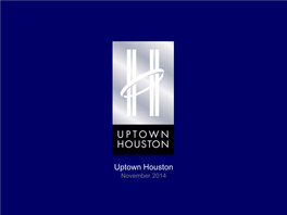Uptown Houston November 2014 City of Houston
