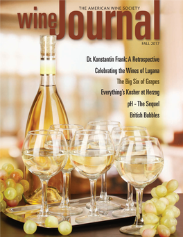 Fall 2017 Wine Journal