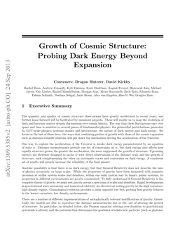 Growth of Cosmic Structure: Probing Dark Energy Beyond Expansion