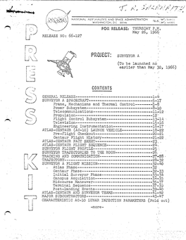 Surveyor a Press Kit 66-127 May 26 1966