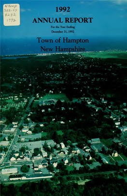 Annual Report of the Town of Hampton, New Hampshire