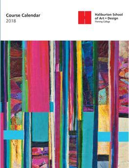 Haliburton School of Art and Design Calendar 2018
