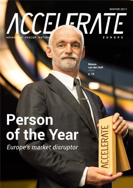 Person of the Year Europe's Market Disruptor There‘S a Difference
