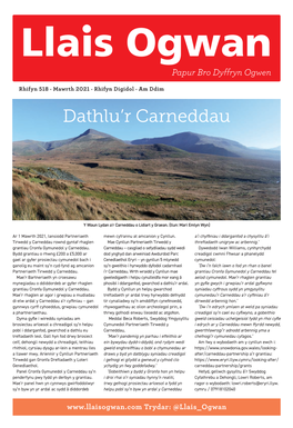 Dathlu'r Carneddau