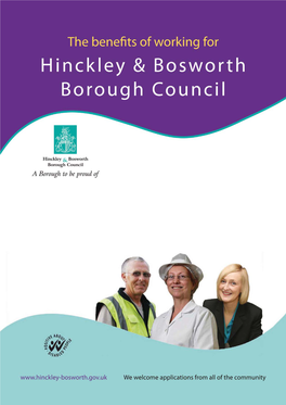 Benefits of Working for Hinckley and Bosworth Borough Council