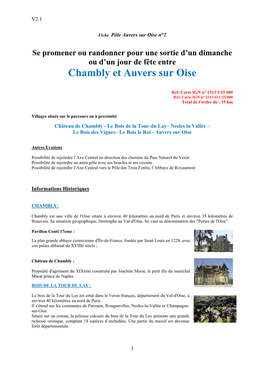 Chambly Et Auvers Sur Oise