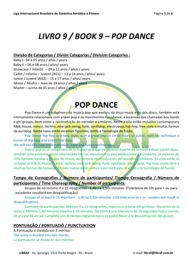 Livro 9 Pop Dance