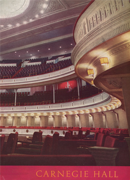 CARNEGIE HALL Those Were the Days