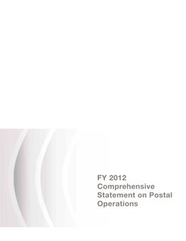 FY 2012 Comprehensive Statement on Postal Operations Postal Facts