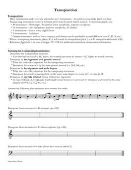 Transposition Handout.Mus