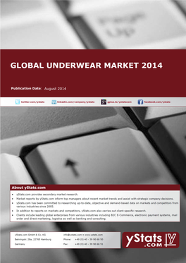 Global Underwear Market 2014