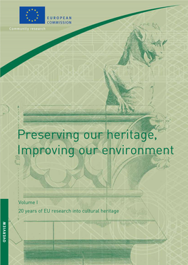 Preserving Our Heritage, Improving Our Environment