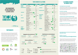 DISTRIBUTION DE PANIERS Et Vente À La Ferme