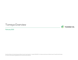 Torreya Overview