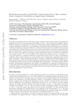 How Evolution Learns to Improve Evolvability on Rugged Fitness Lands