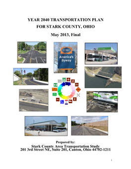 Year 2040 Transportation Plan for Stark County, Ohio