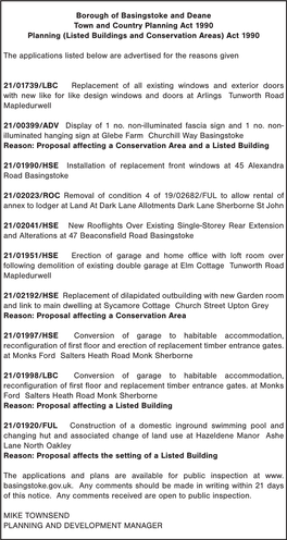 (Listed Buildings and Conservation Areas) Act 1990