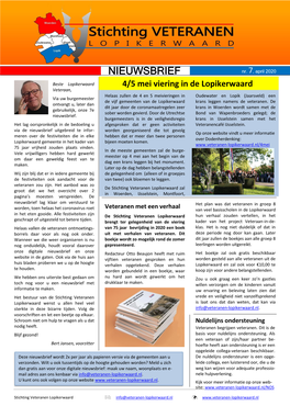 NIEUWSBRIEF Nr