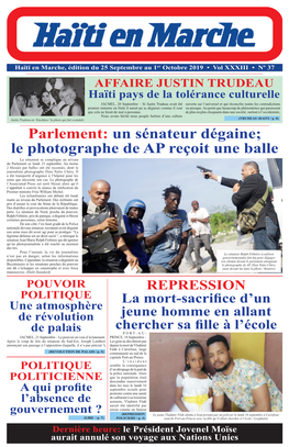 Parlement: Un Sénateur Dégaine; Le Photographe De AP Reçoit Une Balle La Situation Se Complique Au Niveau Du Parlement Ce Lundi 23 Septembre