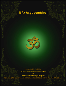 3. Isavasyopanishad