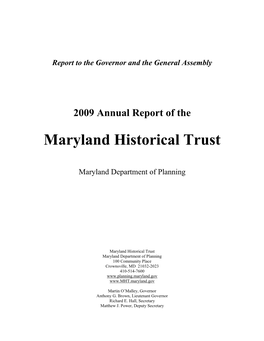 Maryland Historical Trust