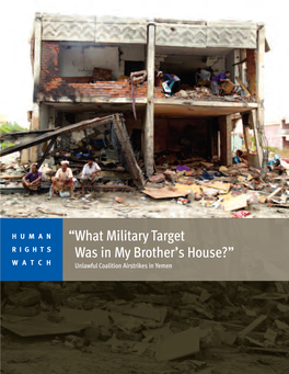 “What Military Target Was in My Brother's