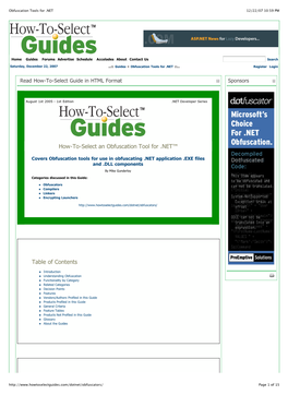 Obfuscation Tools for .NET.Pdf