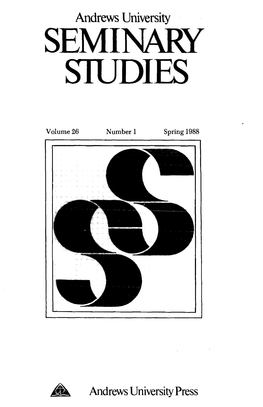 Andrews University Seminary Studies for 1988