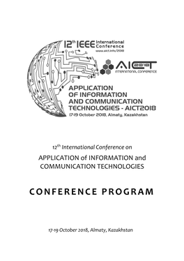 Conference Program