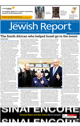 The South African Who Helped Israel Go to the Moon