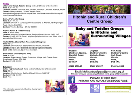 Hitchin and Rural Children's Centre Group