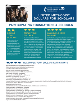 United Methodist Dollars for Scholars