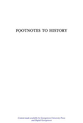 Footnotes to History