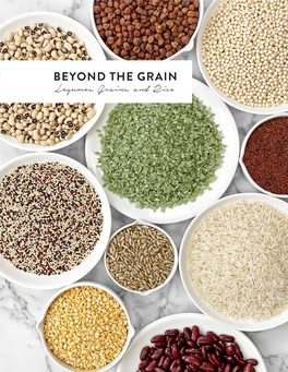 Legumes, Grains, and Rice