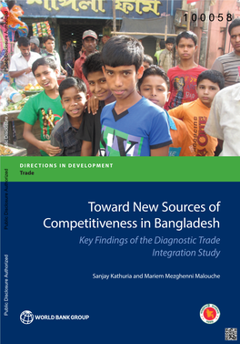 Toward New Sources of Competitiveness in Bangladesh Kathuria and Malouche