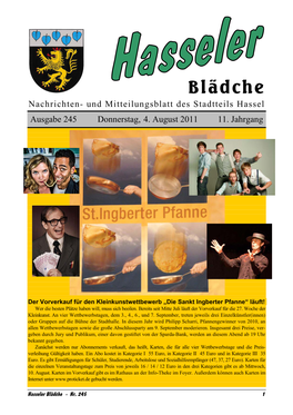 Hasseler Blädche - Nr