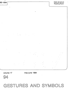 GESTURES and SYMBOLS National Bulletin on Liturgy