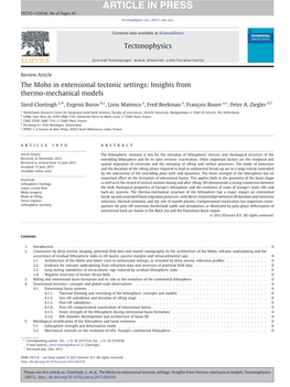 The Moho in Extensional Tectonic Settings: Insights from Thermo-Mechanical Models