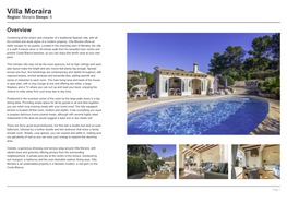 Villa Moraira Region: Moraira Sleeps: 6