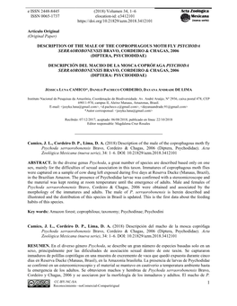 E ISSN 2448-8445 ISSN 0065-1737 (2018) Volumen 34, 1–6 Elocation