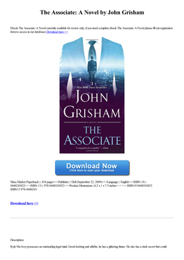 Download the Associate: a Novel by John Grisham