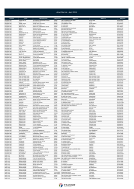 Updated Efuel Site List