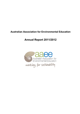 AAEE Annual Report 2012