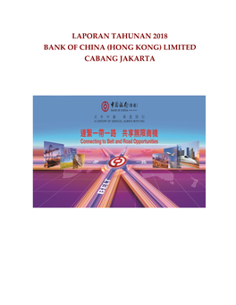 Laporan Tahunan 2018 Bank of China (Hong Kong) Limited Cabang Jakarta