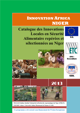 Analyse Des Politiques De Sécurité Alimentaire Au Niger