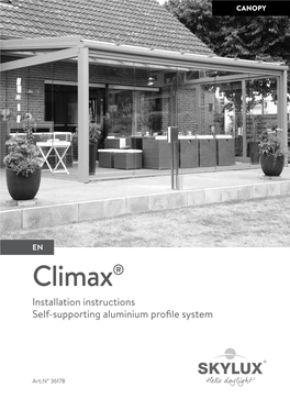 Installation Instructions Skylux Climax.Pdf