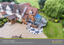 1 Priory Cottages Coopersale Lane, Theydon Garnon, Epping, Essex CM16 7NU