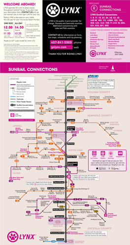 Sunrail Connections Riding LYNX Is Also Easy on Your Wallet