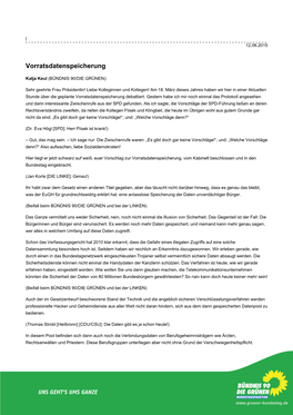 Vorratsdatenspeicherung